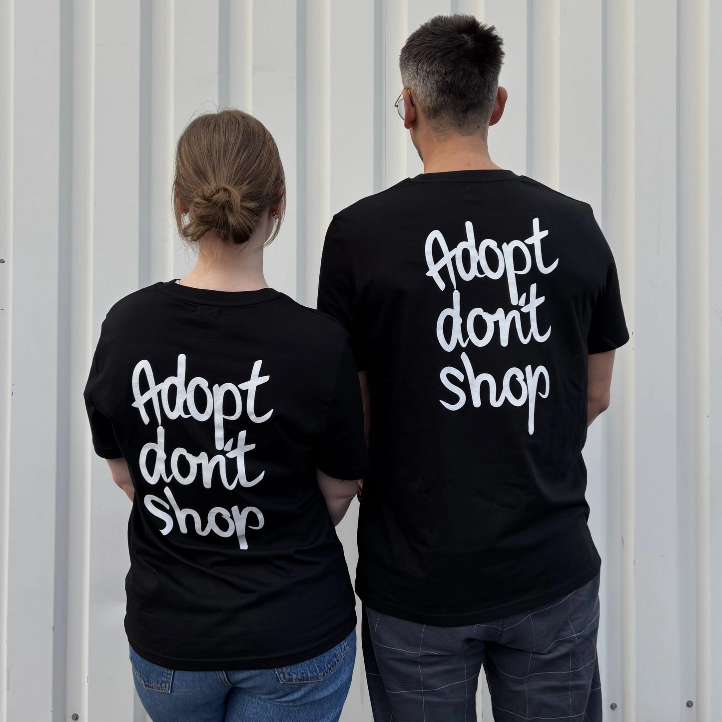 T-Shirt "Adopt don't shop"